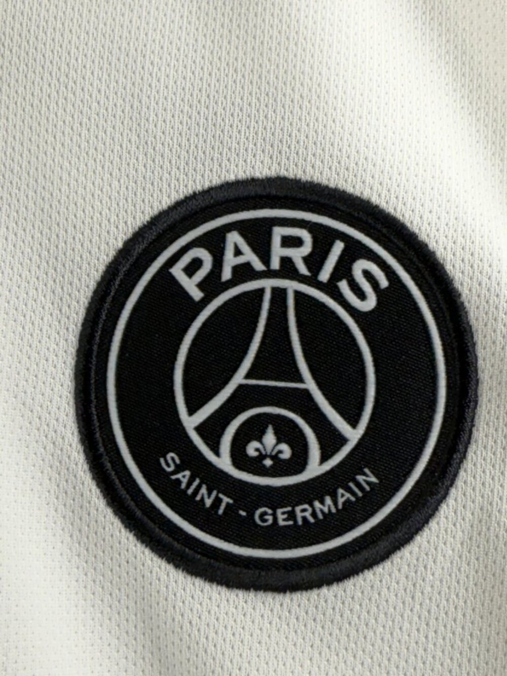 Paris Saint-Germain Jersey Mens Large White Soccer Nike Jordan Fly Emirates - Picture 6 of 12